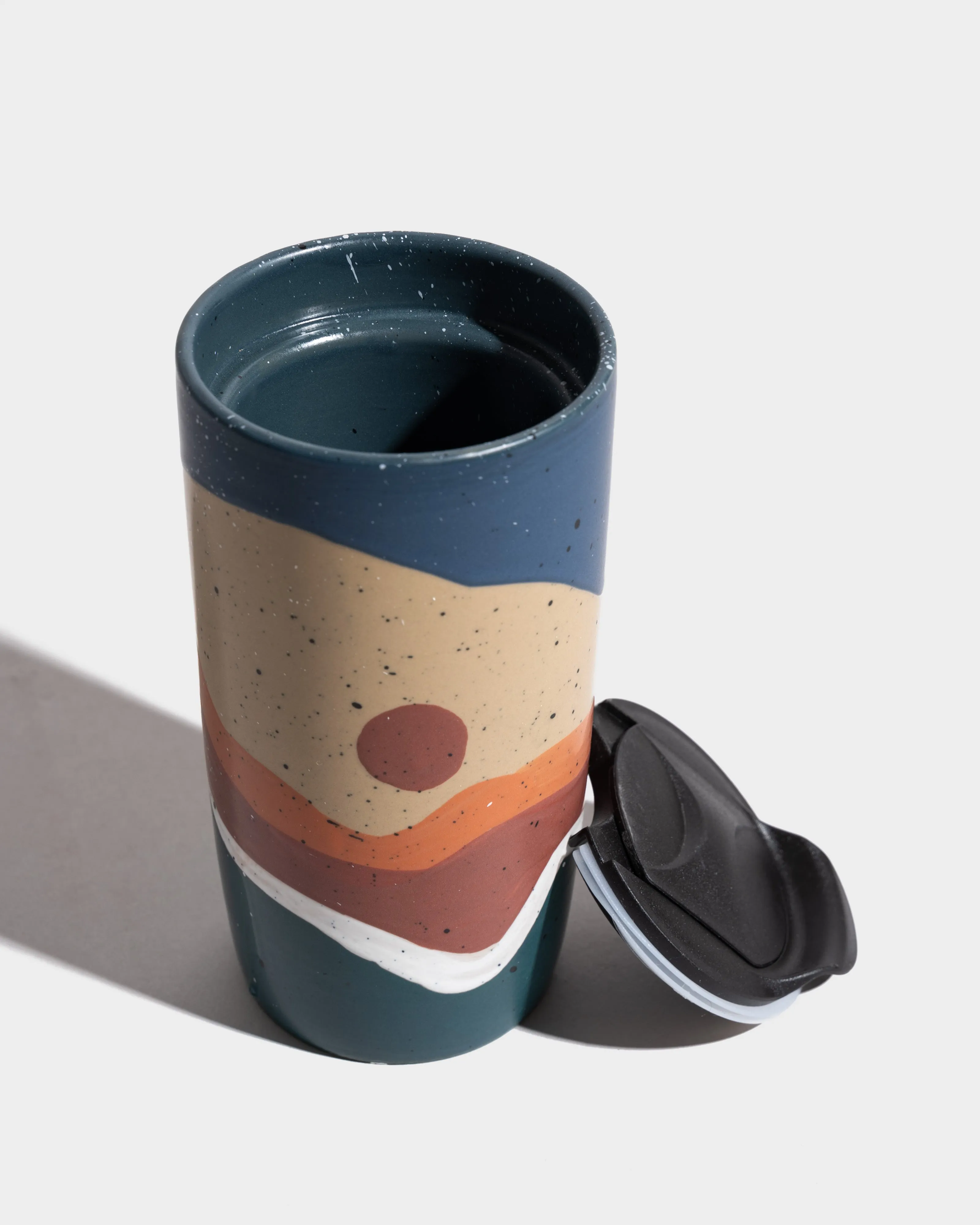 10 oz. Insulated Stoneware Travel Mug - Stores