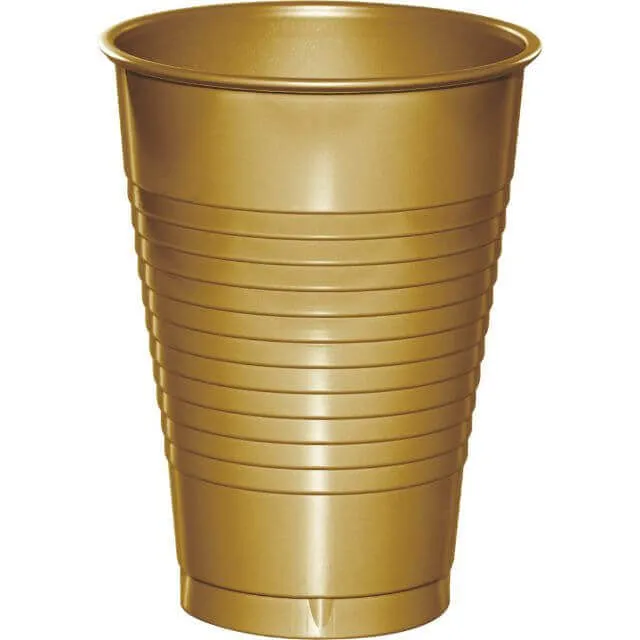 12oz Glittering Gold Tumbler