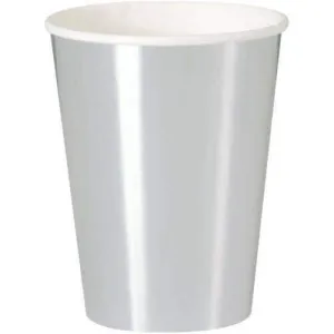 12oz Silver Paper Cups (8ct)