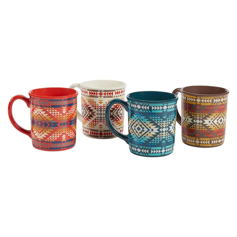 4-Piece Mug Set by Pendleton Wool Mills