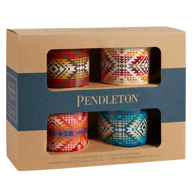 4-Piece Mug Set by Pendleton Wool Mills