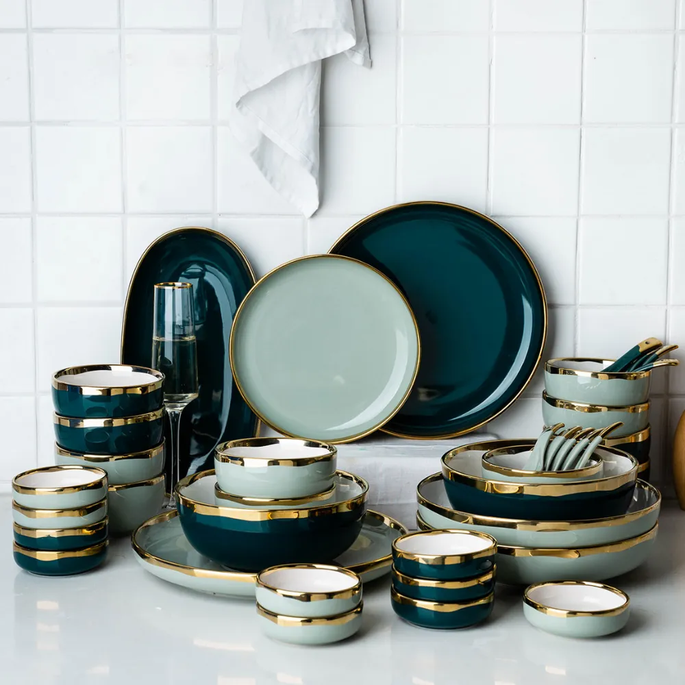 5 Piece Ceramic Dinnerware Set