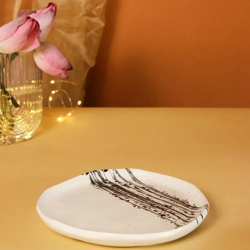 Art of Dining Ceramic Small Plate | 8 inches , 6 inches