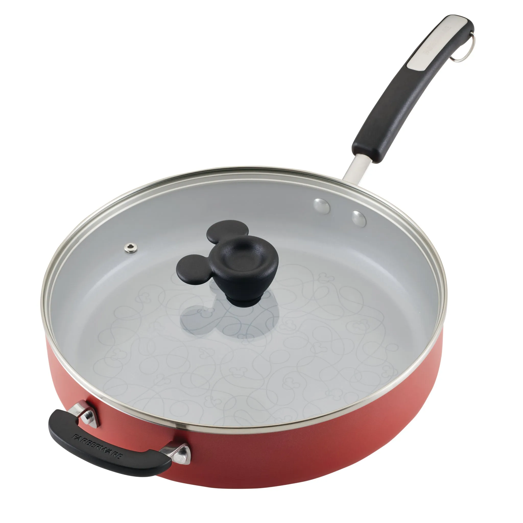 Bon Voyage 4.5-Quart Ceramic Nonstick Sauté Pan with Lid and Helper Handle