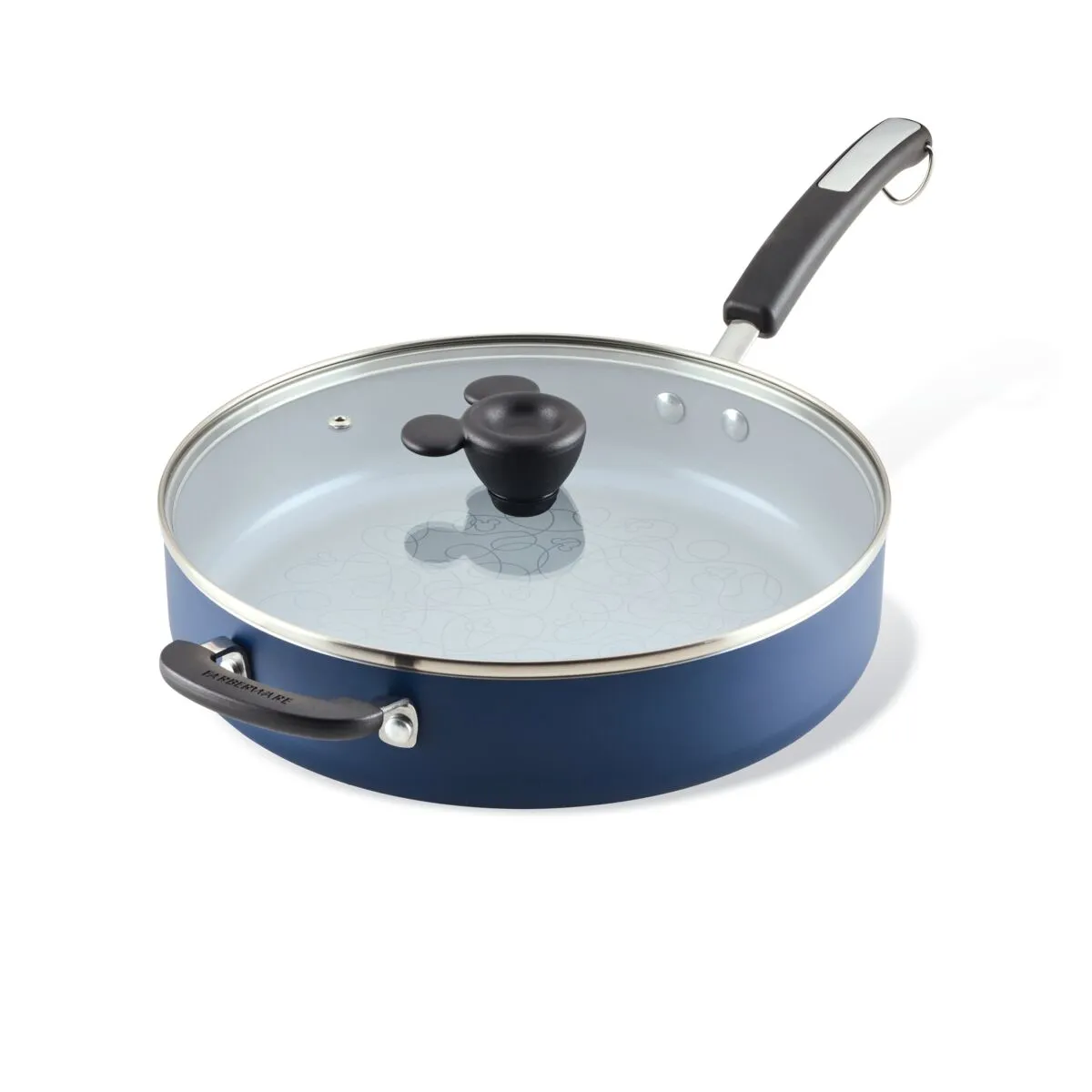 Bon Voyage 4.5-Quart Ceramic Nonstick Sauté Pan with Lid and Helper Handle