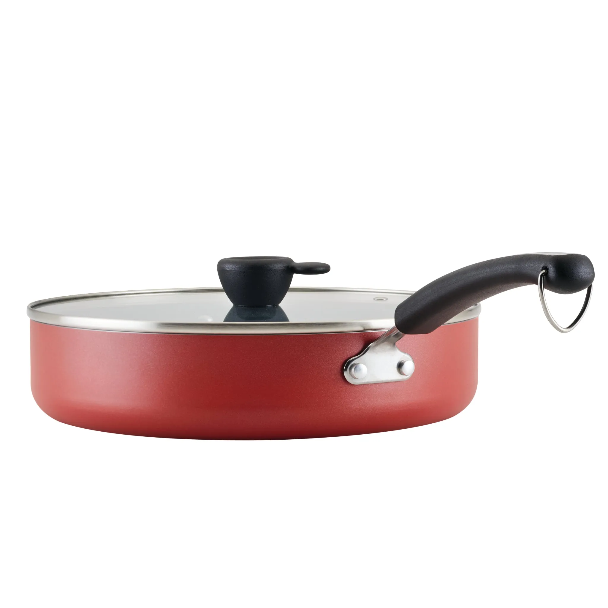 Bon Voyage 4.5-Quart Ceramic Nonstick Sauté Pan with Lid and Helper Handle