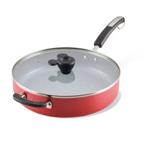 Bon Voyage 4.5-Quart Ceramic Nonstick Sauté Pan with Lid and Helper Handle