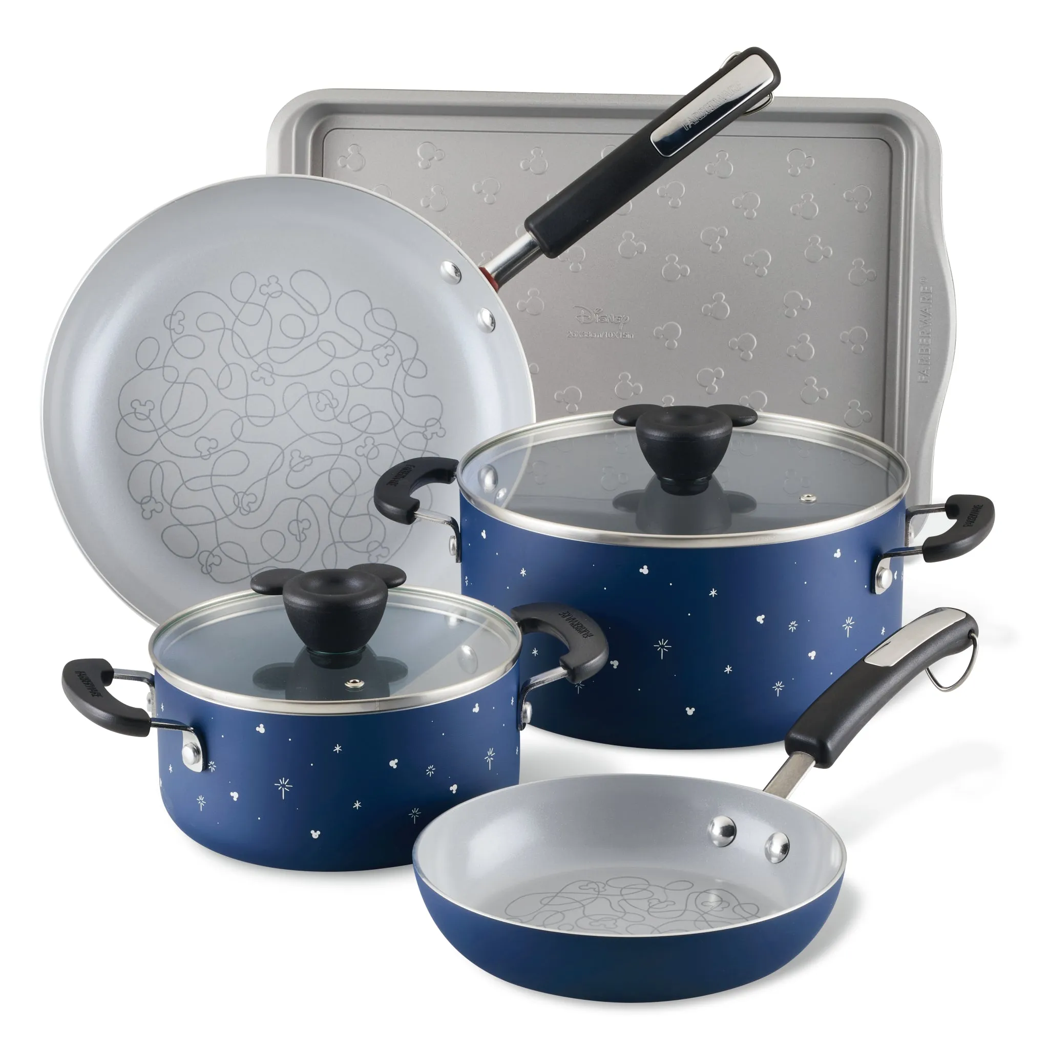 Bon Voyage 7-Piece Ceramic Nonstick Cookware Set