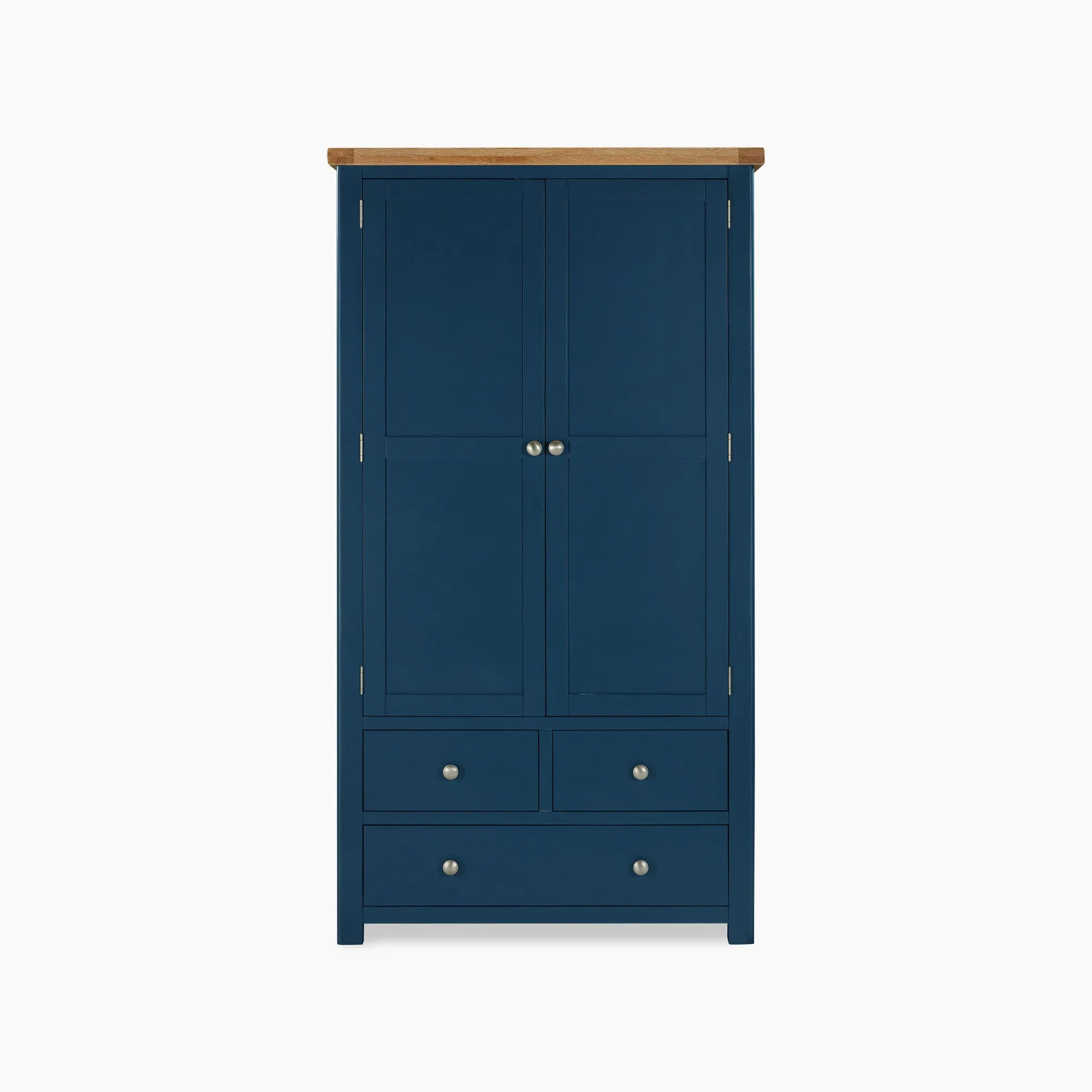 Burford Double Larder Unit in Navy Blue