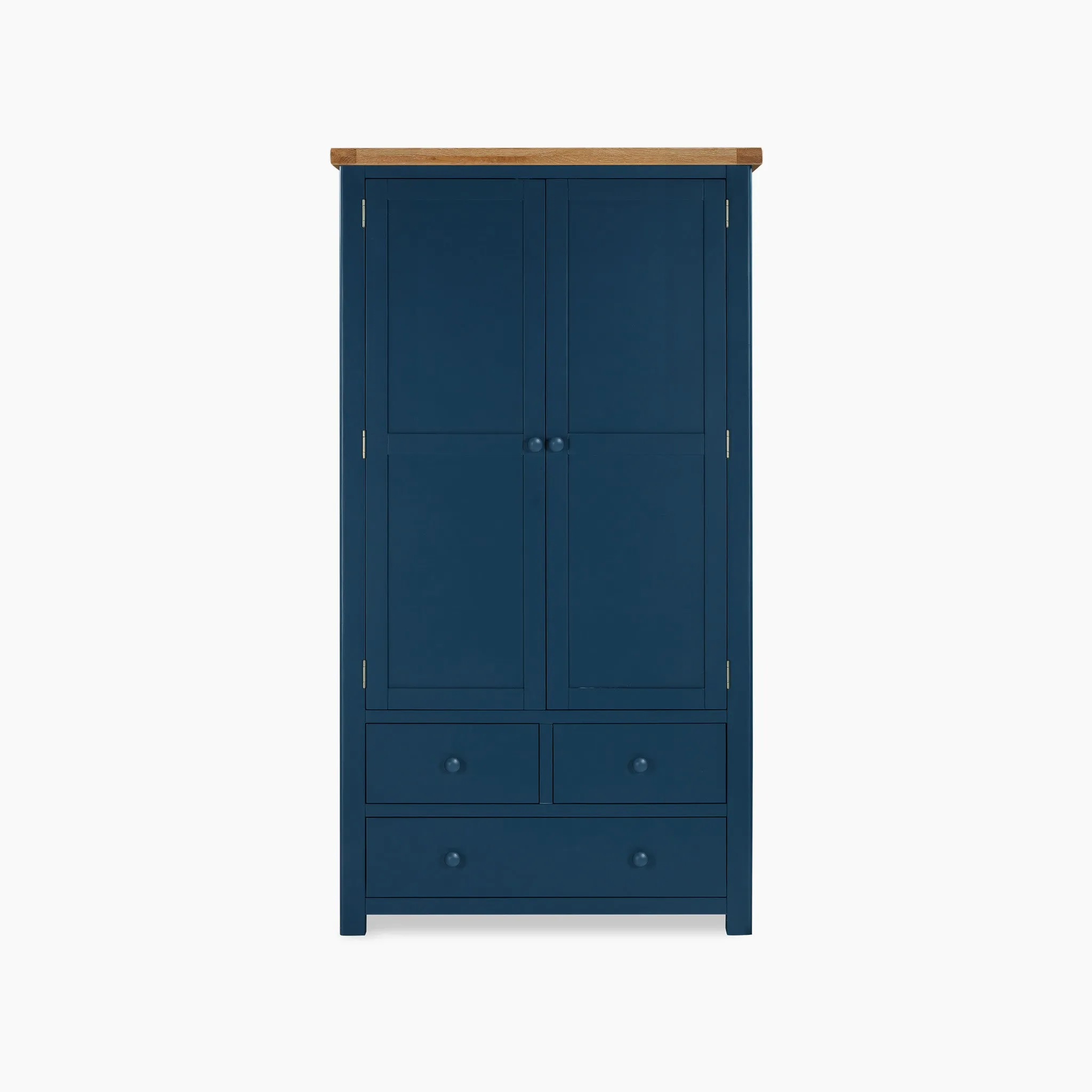 Burford Double Larder Unit in Navy Blue