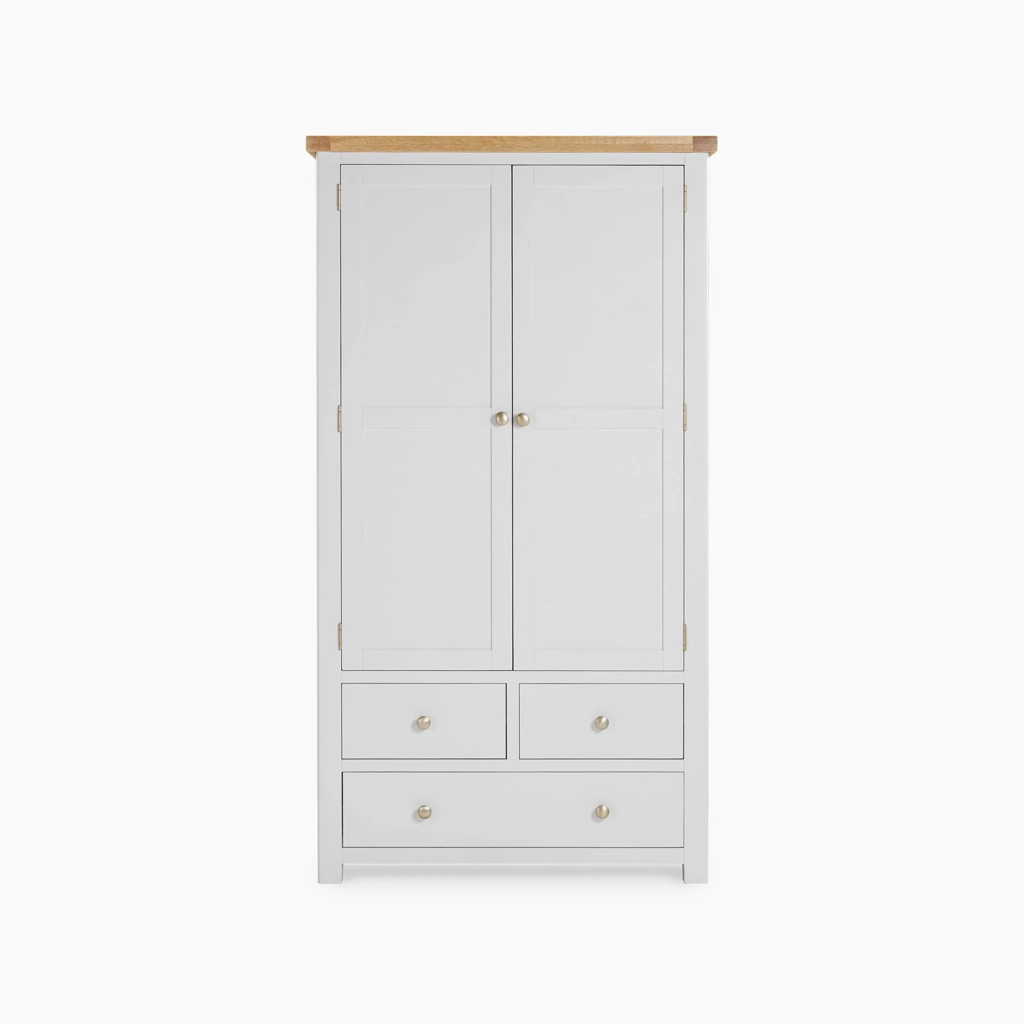 Burford Double Larder Unit in Warm White