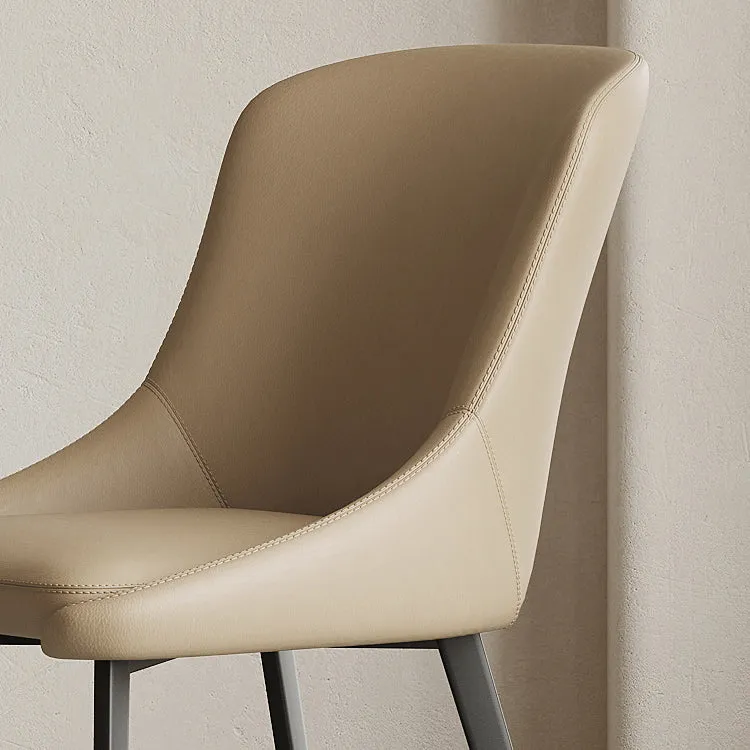 CADEN Contemporary Soft Leathaire Dining Chair