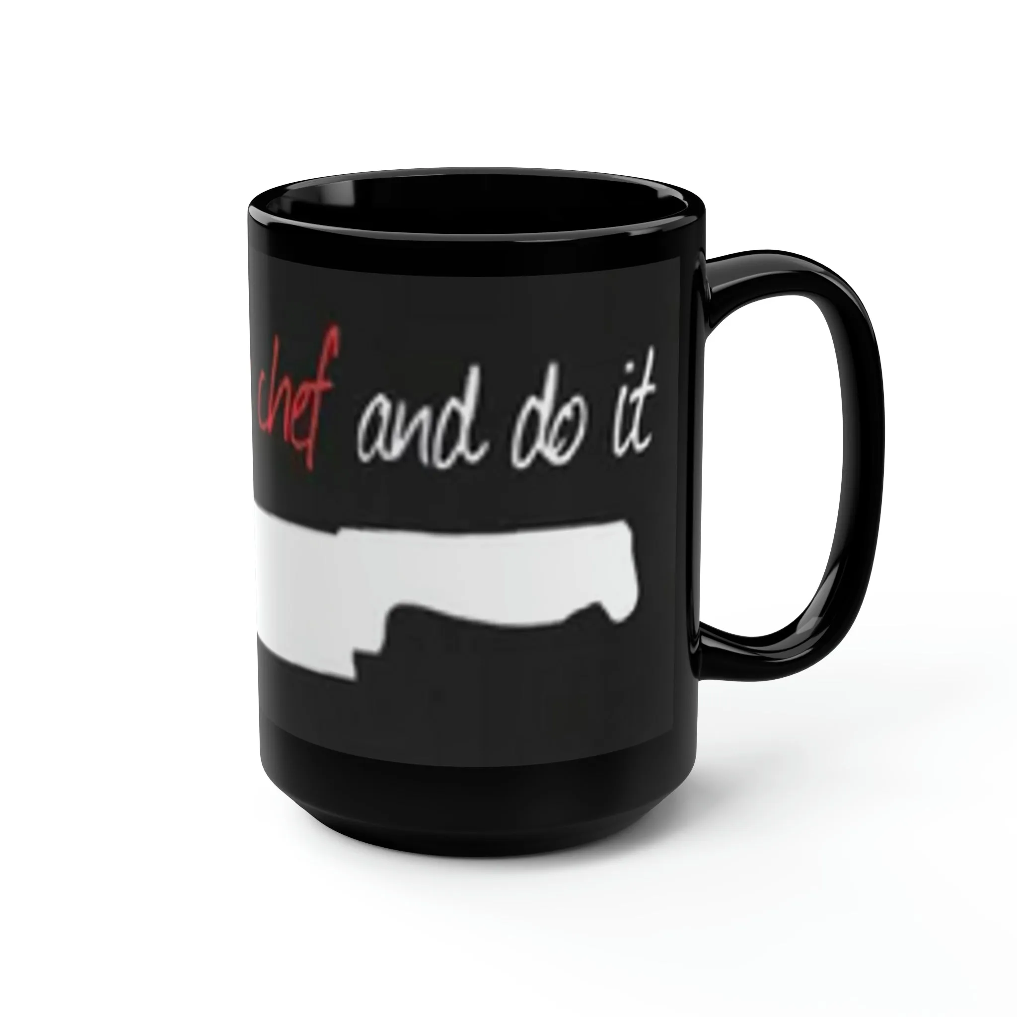 Chef Black Mug, 15oz