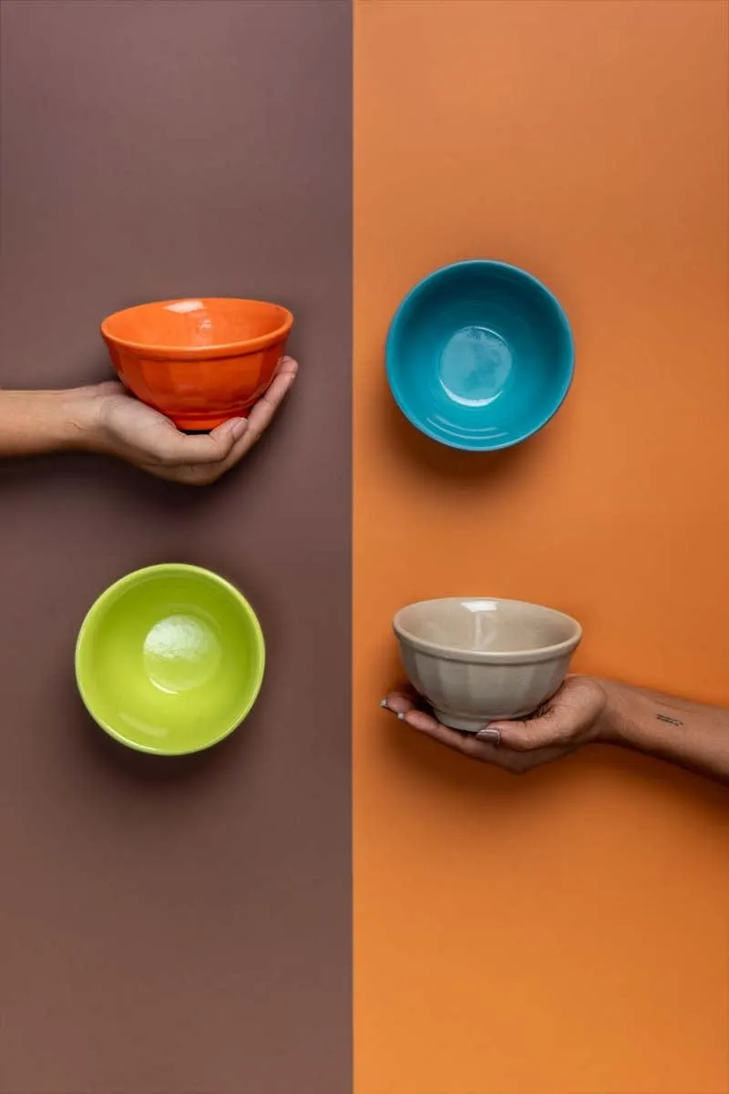 Color Pop Multi-Colored Mixer Bowl (Set of 4)