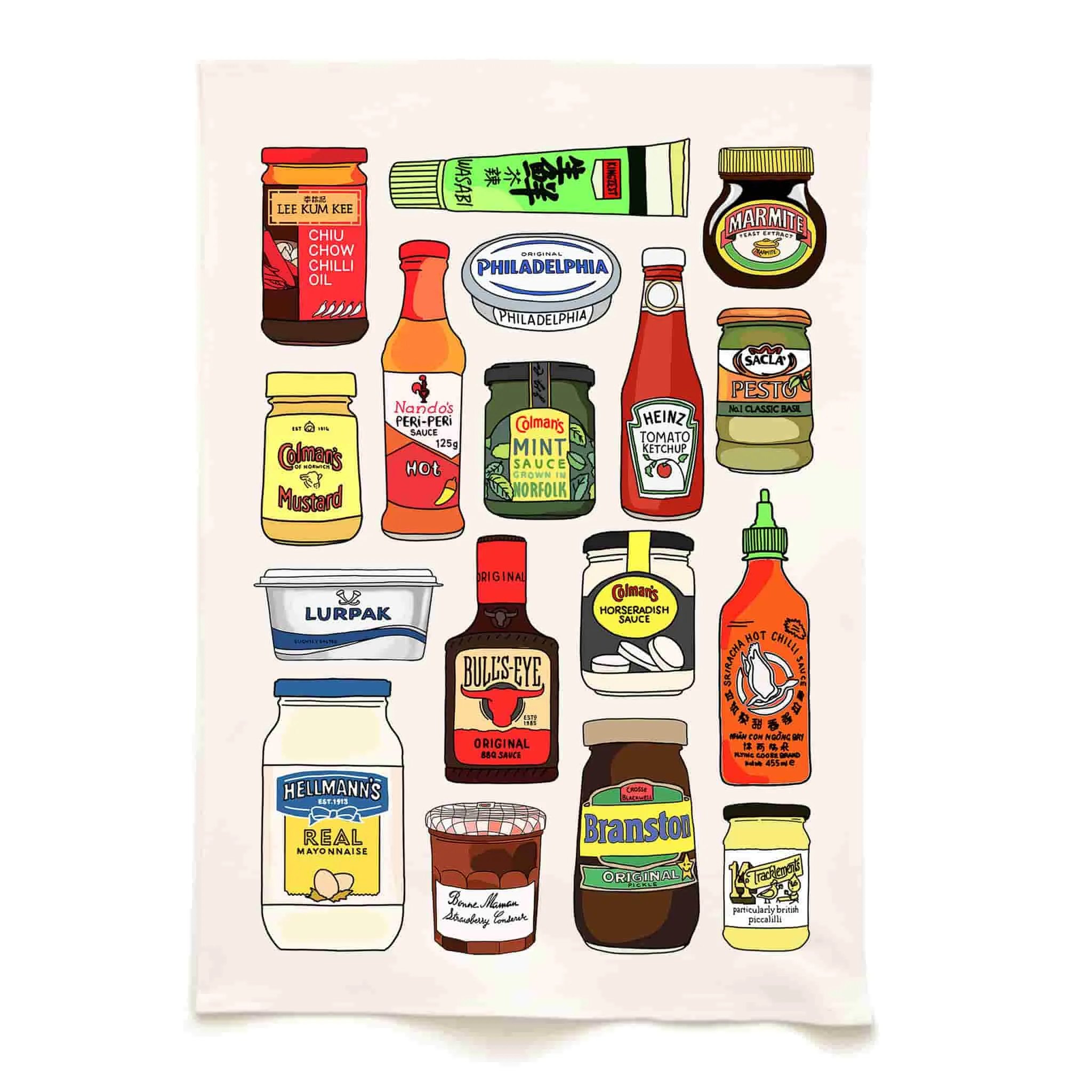 Condiments Organic Cotton Tea Towel