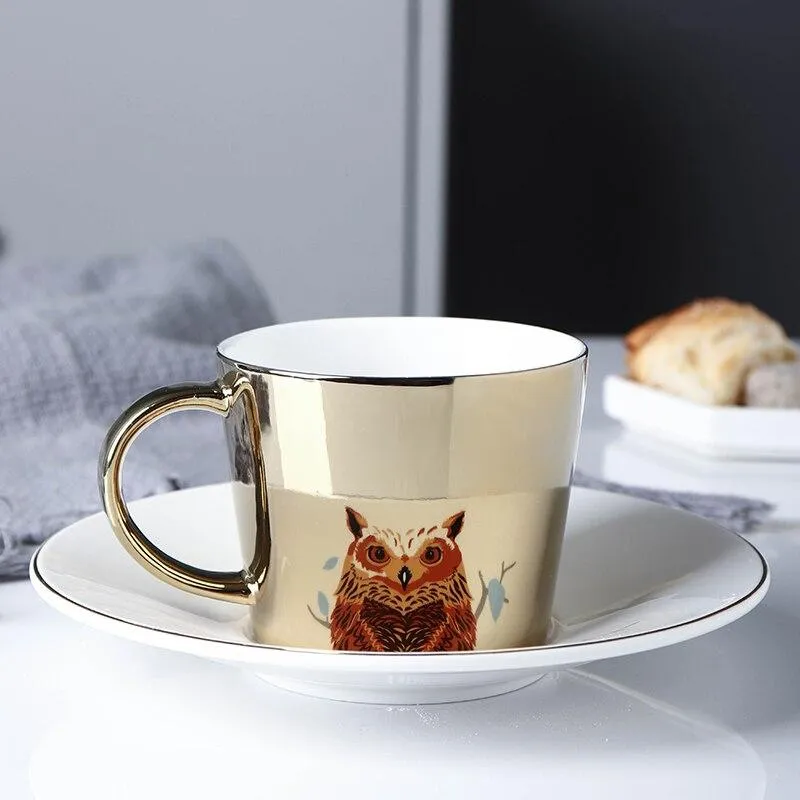 Creative Reflection Cartoon Mirror Reflection Mug