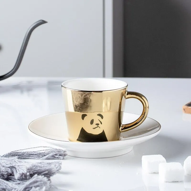 Creative Reflection Cartoon Mirror Reflection Mug