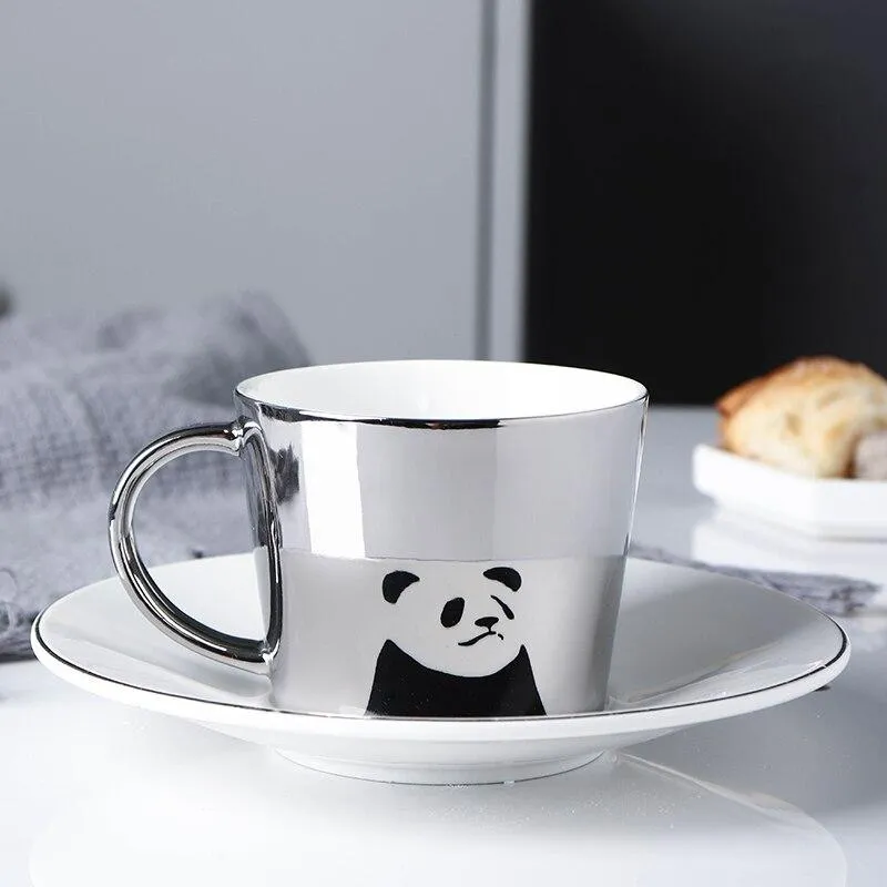 Creative Reflection Cartoon Mirror Reflection Mug