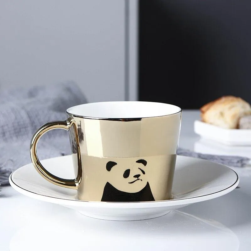 Creative Reflection Cartoon Mirror Reflection Mug