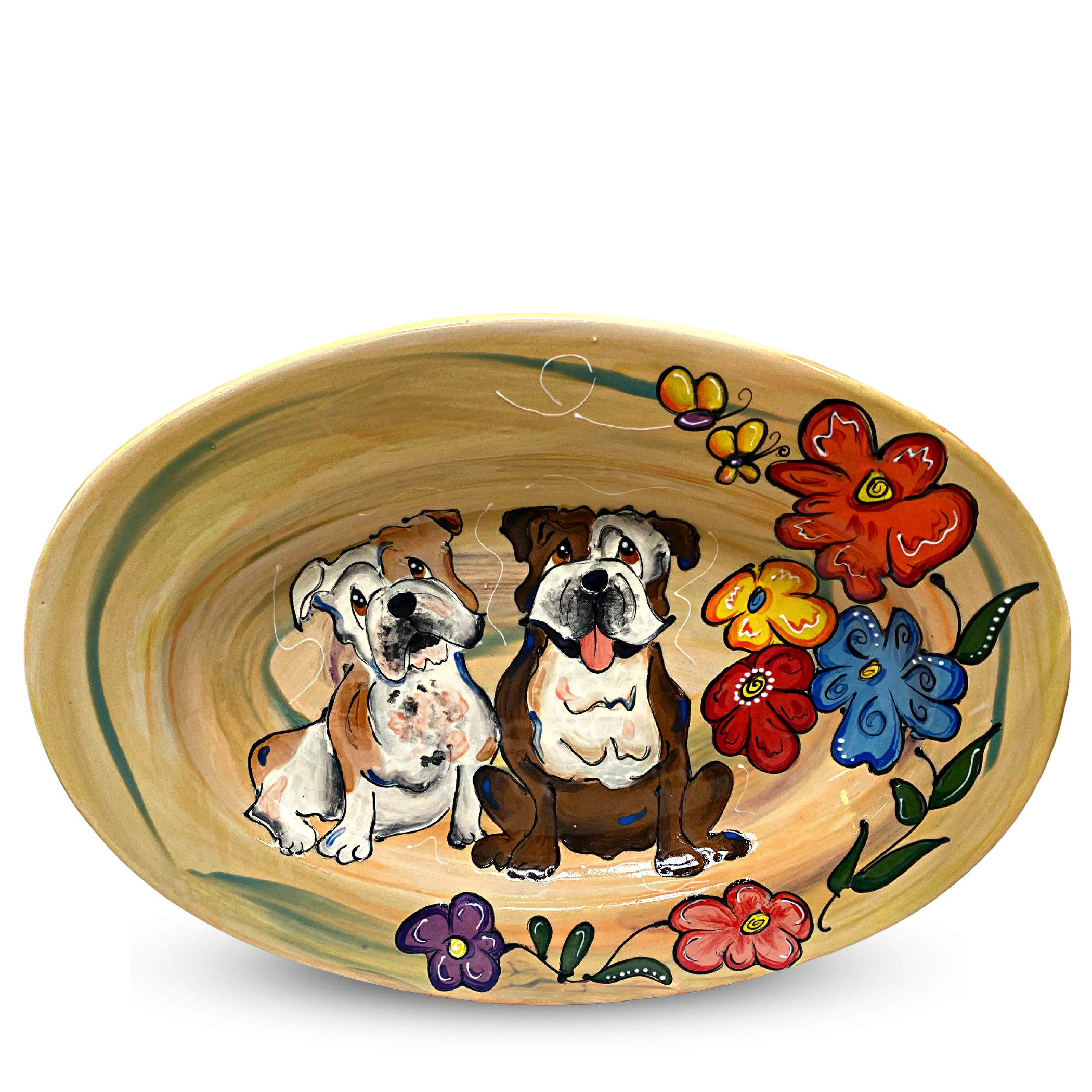 English Bulldog Serving Platter