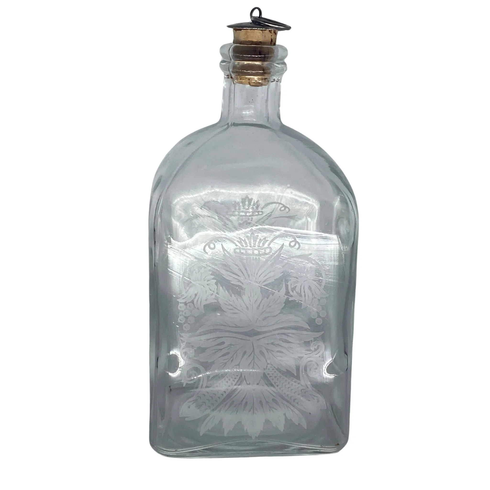 Etched Glass Decanter