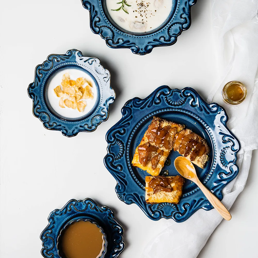 European Style Ceramic Dinner Plates