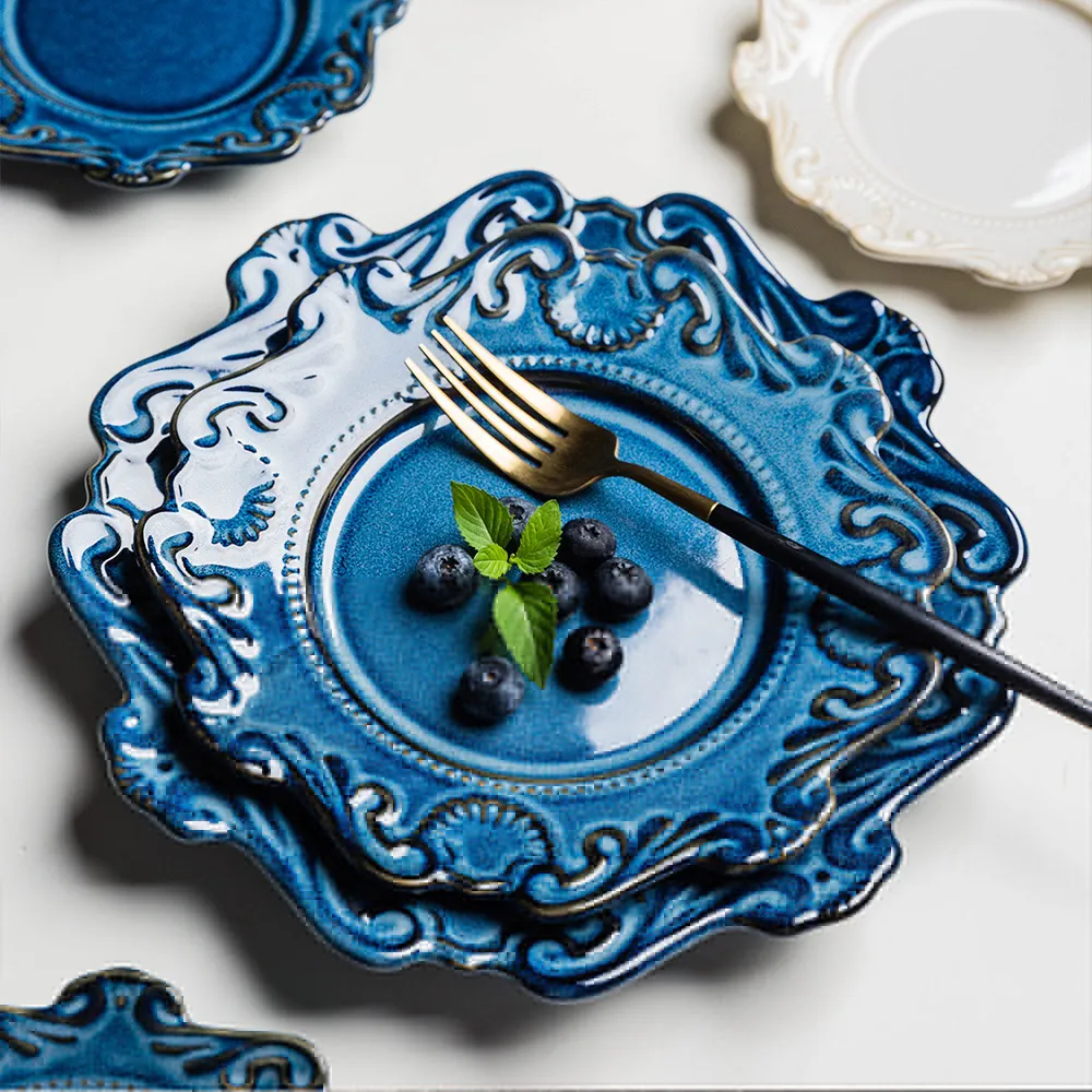 European Style Ceramic Dinner Plates