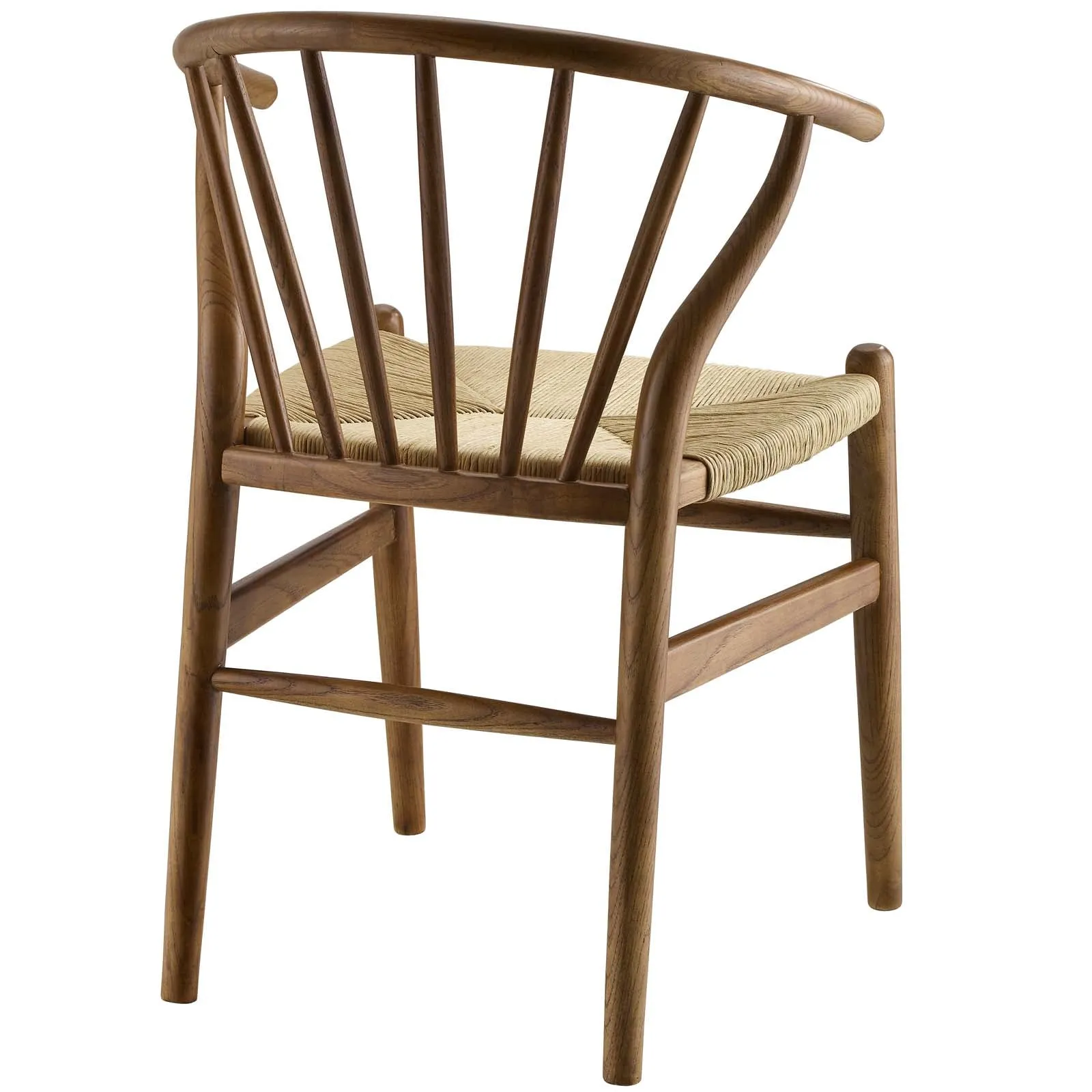 Flourish Spindle Wood Dining Side Chair Walnut EEI-3338-WAL