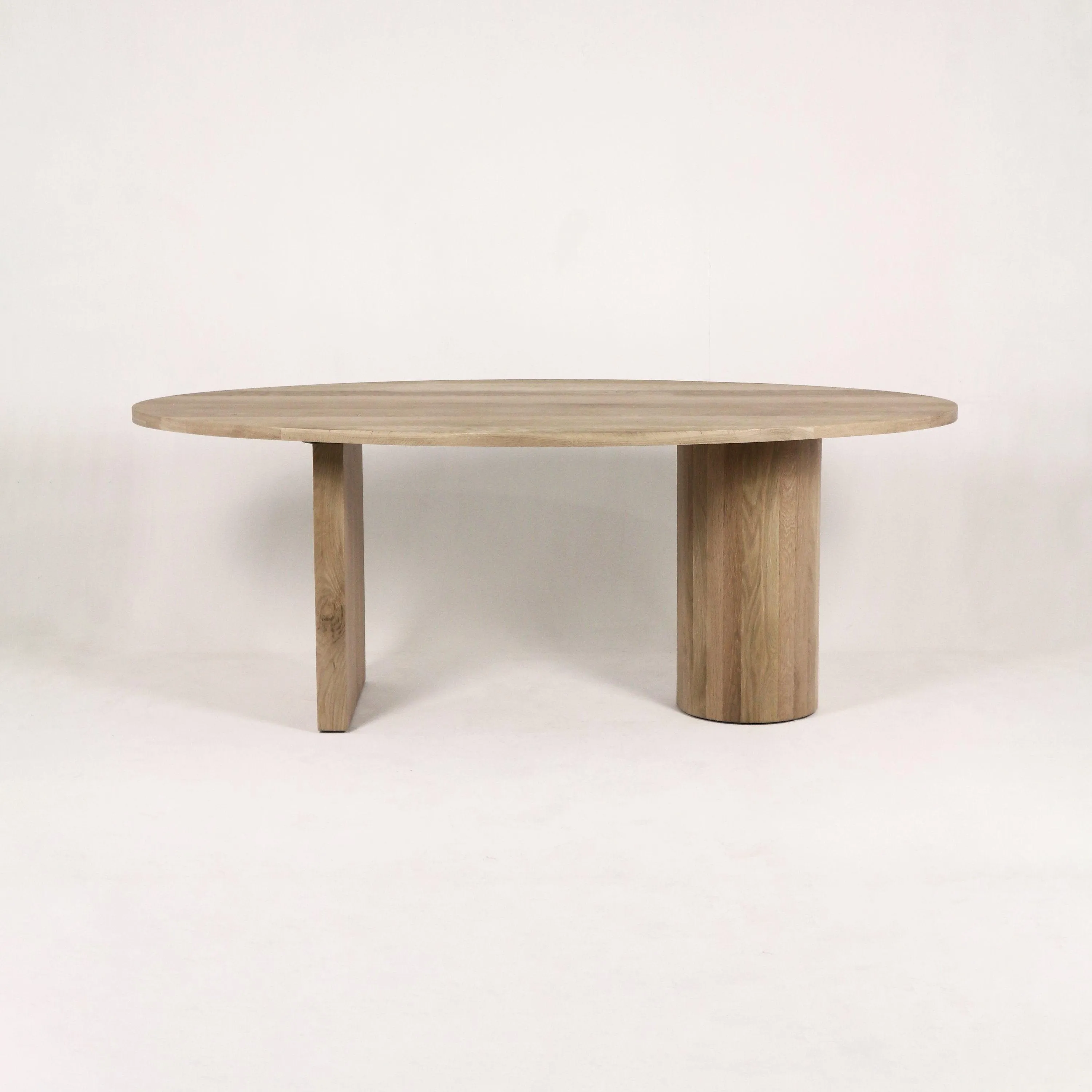 Focus Dining Table in Oak Natural Finish