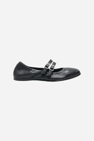 Free People Gemini Ballet Flat Black