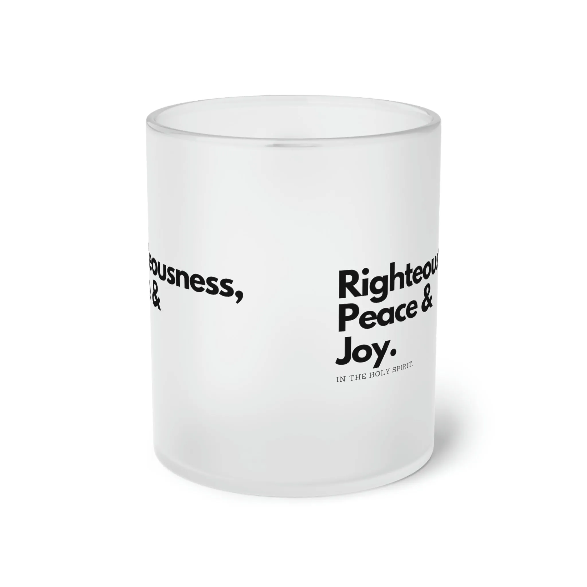 Frosted Glass Mug