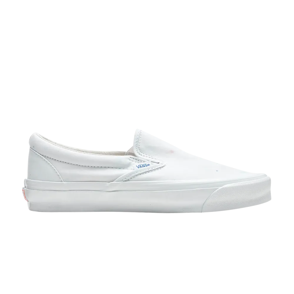 Geoff McFetridge x OG Classic Slip-On LX Vans sneakers, white