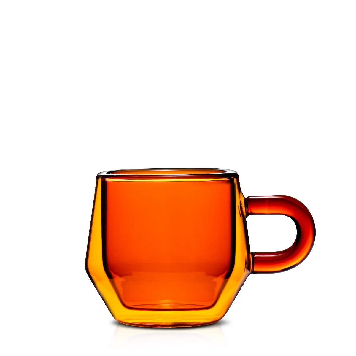 Hearth Double Wall Glass Mug (4oz/120ml) - Set of 2