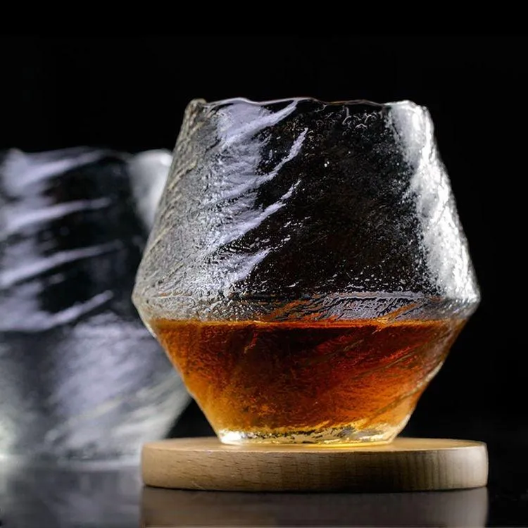 Japanese Hammered Whiskey Glass