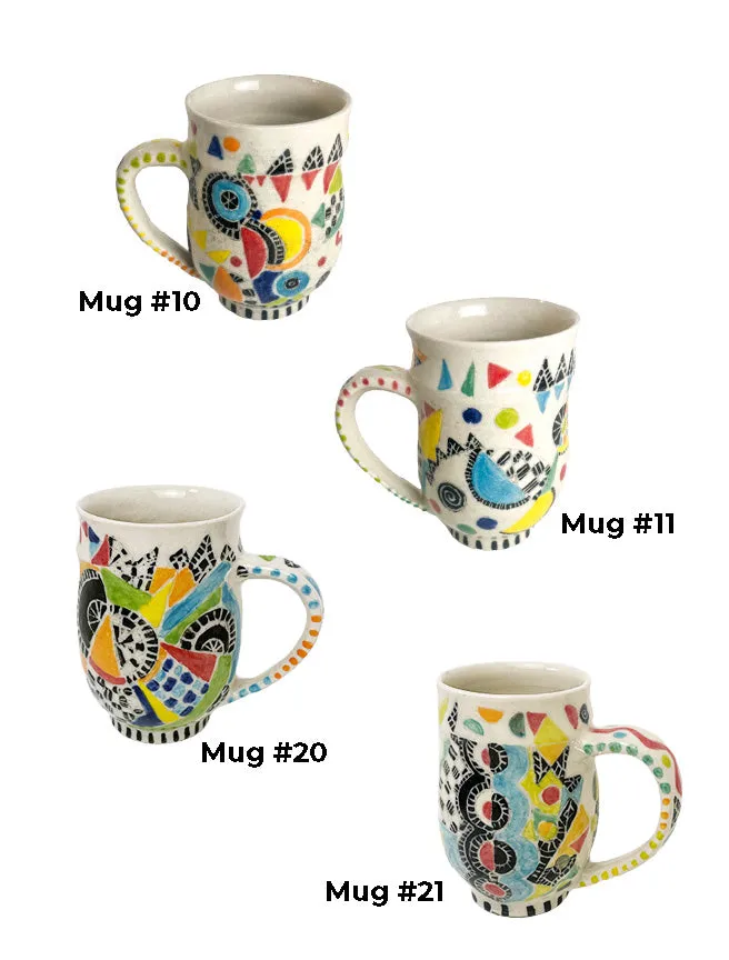 Joanne Jaffe, Ceramic Mugs