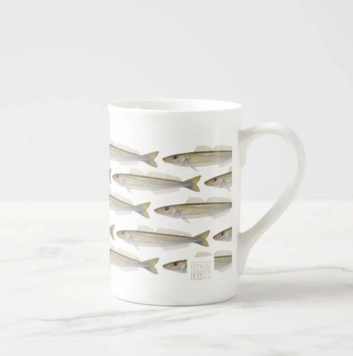 King George Whiting - Tessellation Series - Fine Bone China Mug