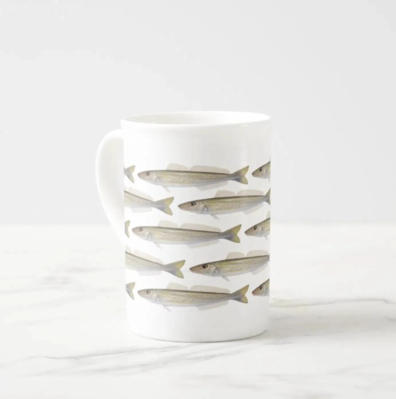 King George Whiting - Tessellation Series - Fine Bone China Mug