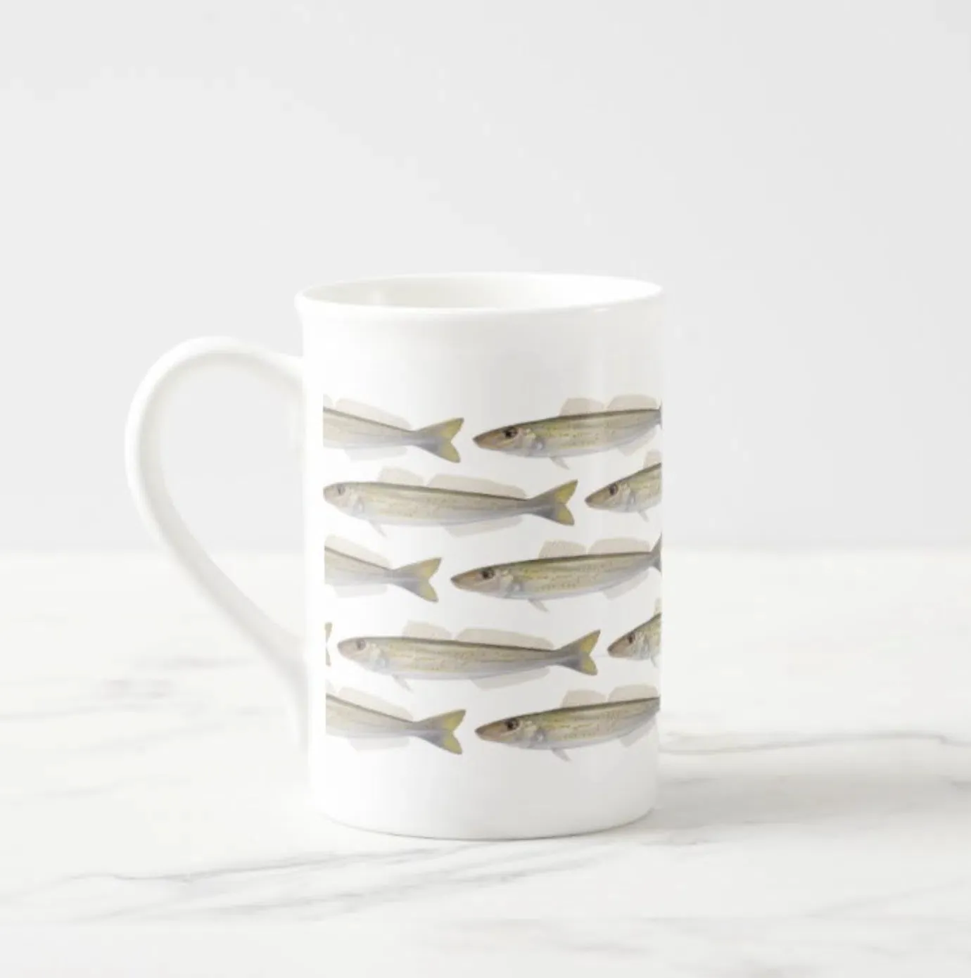 King George Whiting - Tessellation Series - Fine Bone China Mug