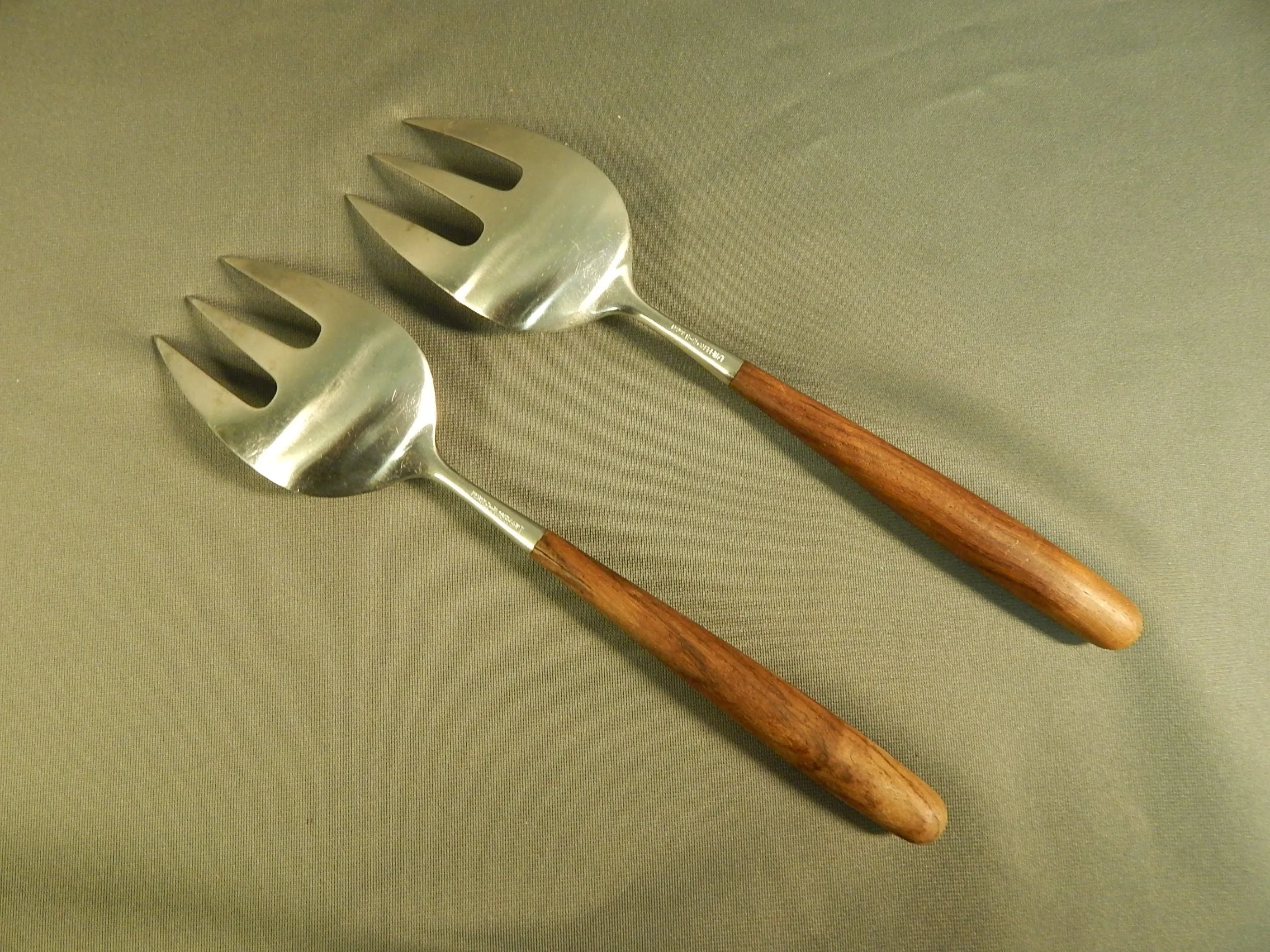 Lauffer Palisander Stainless Steel Serving Forks - 2 Pieces