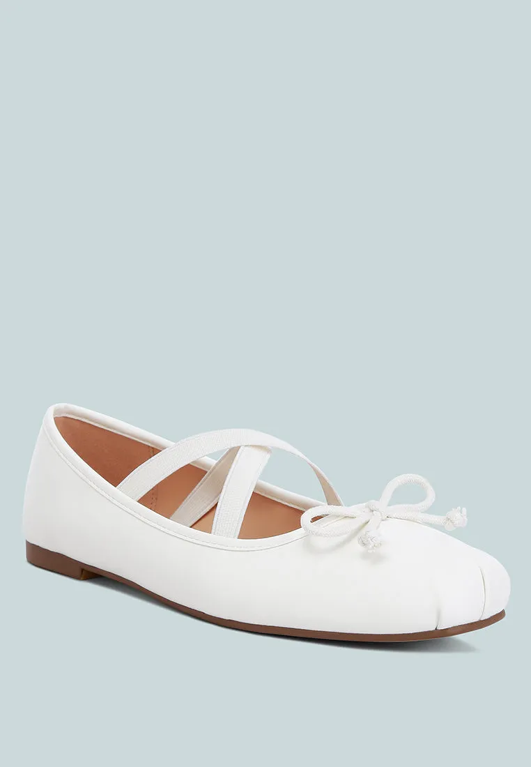 Leina Recycled Faux Leather Ballet Flats