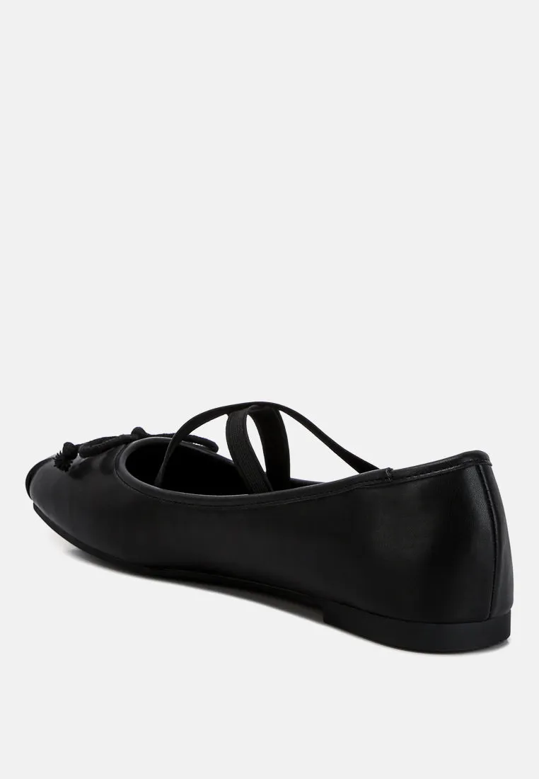 Leina Recycled Faux Leather Ballet Flats