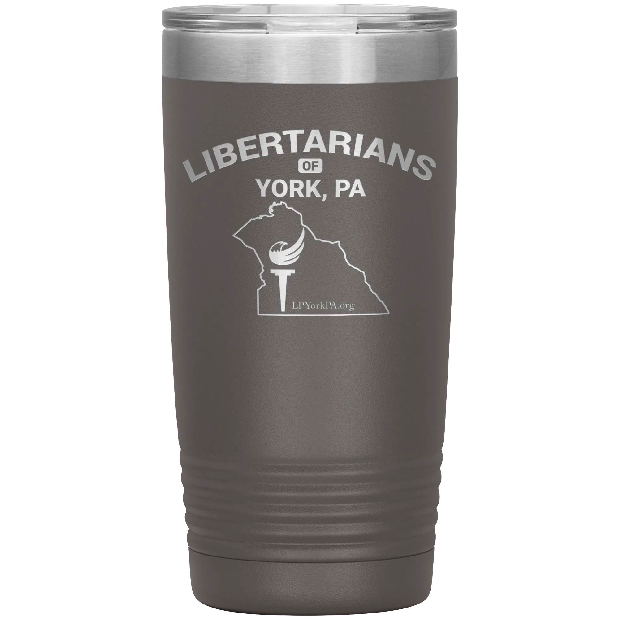 Libertarians of York PA Vaccuum Travel Mug