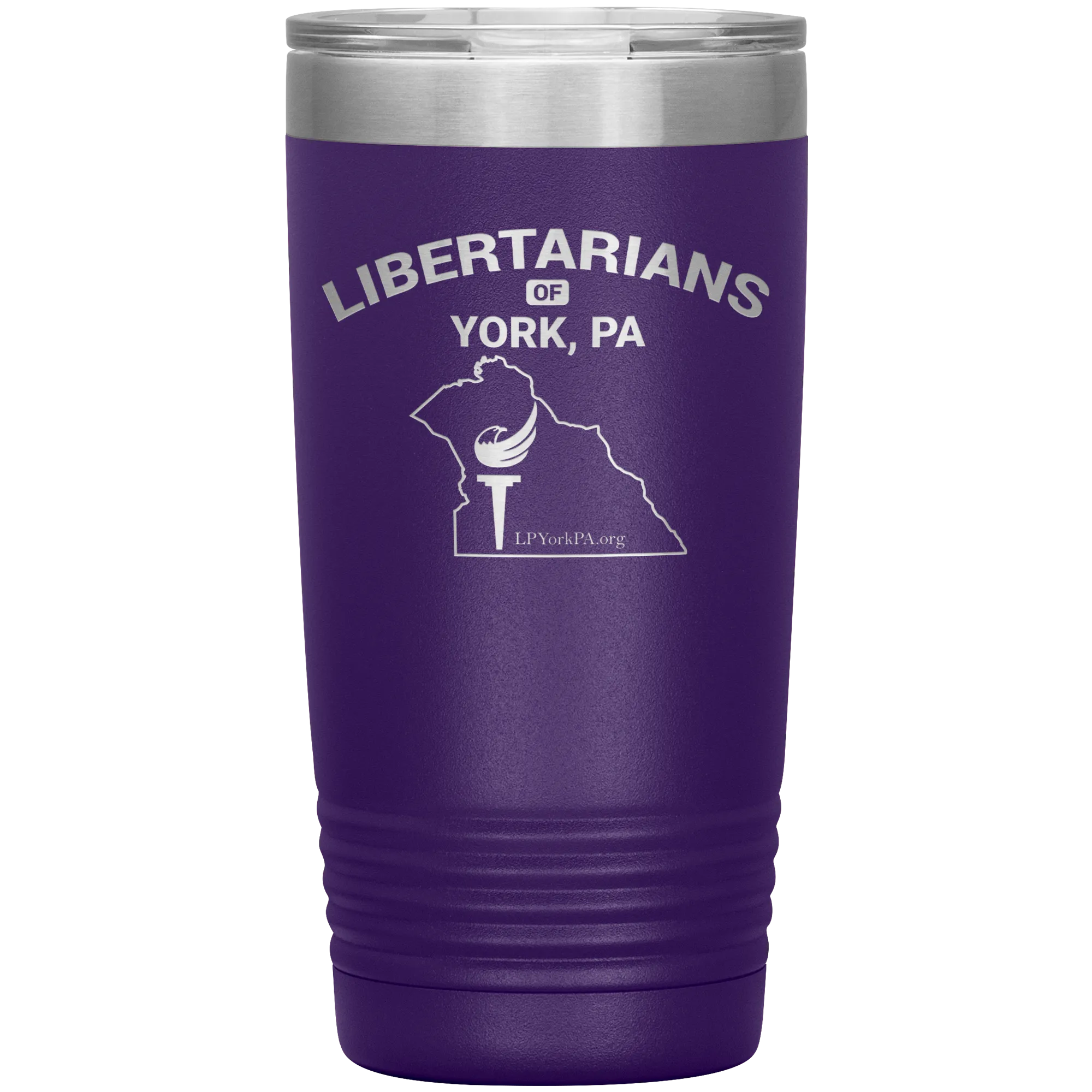 Libertarians of York PA Vaccuum Travel Mug