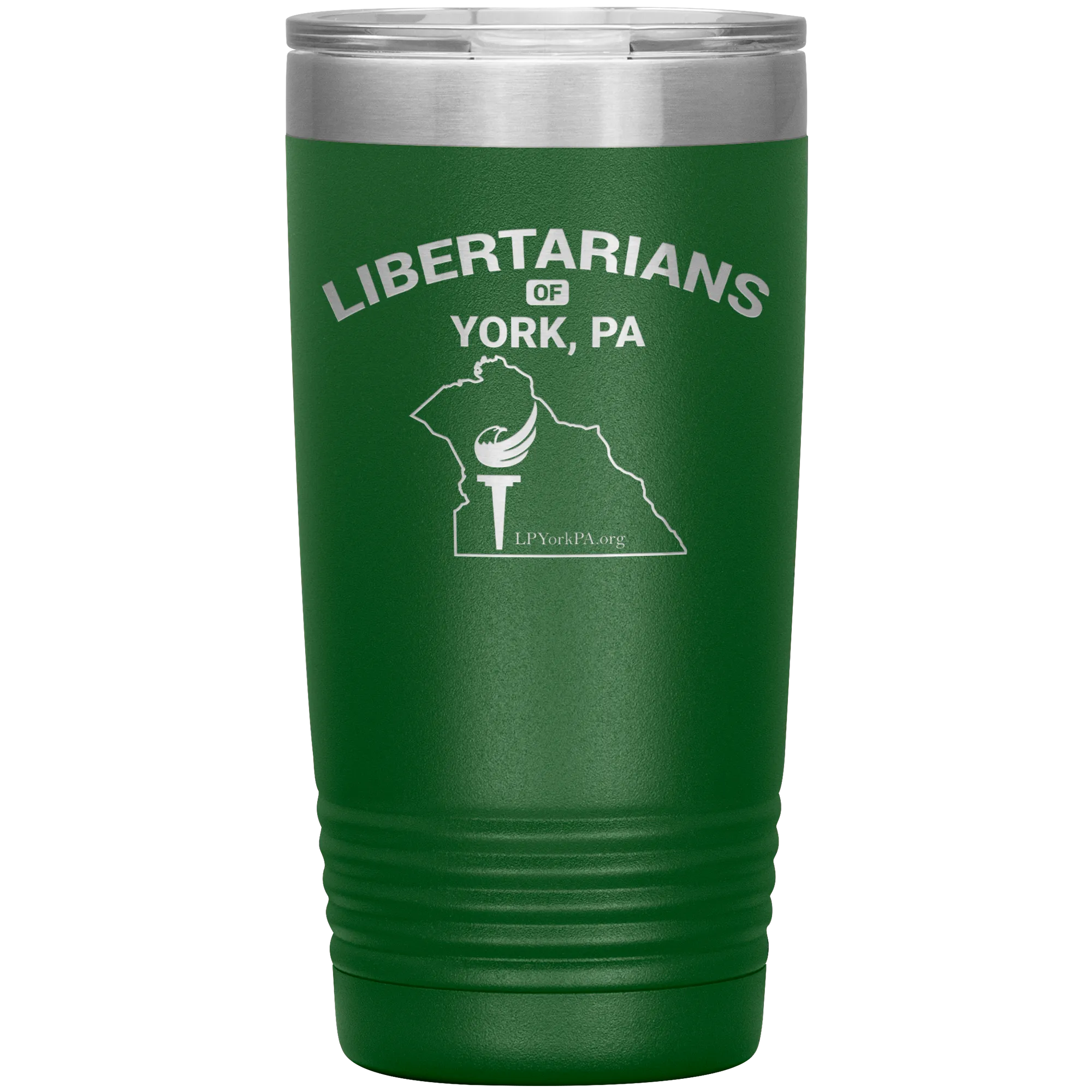 Libertarians of York PA Vaccuum Travel Mug