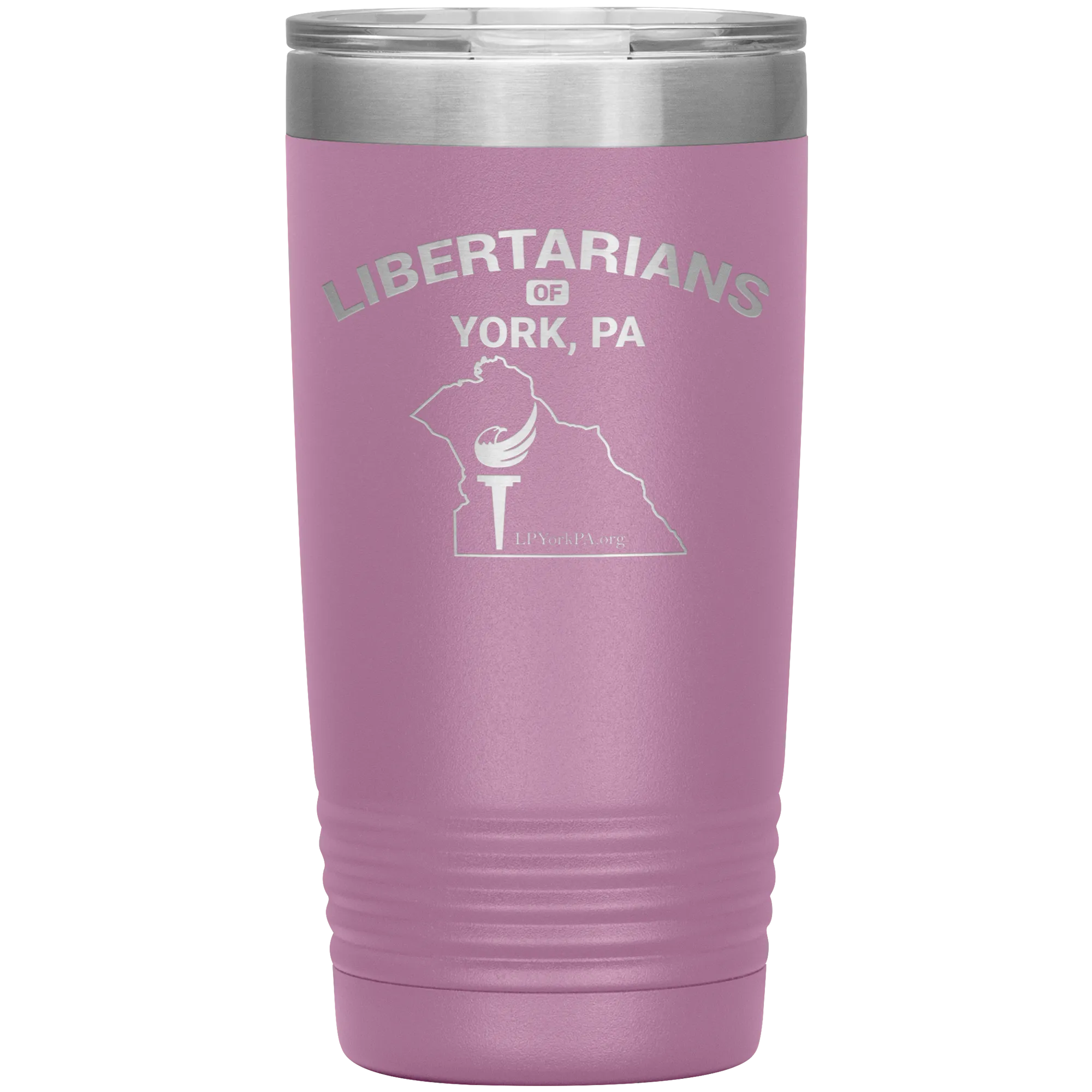 Libertarians of York PA Vaccuum Travel Mug