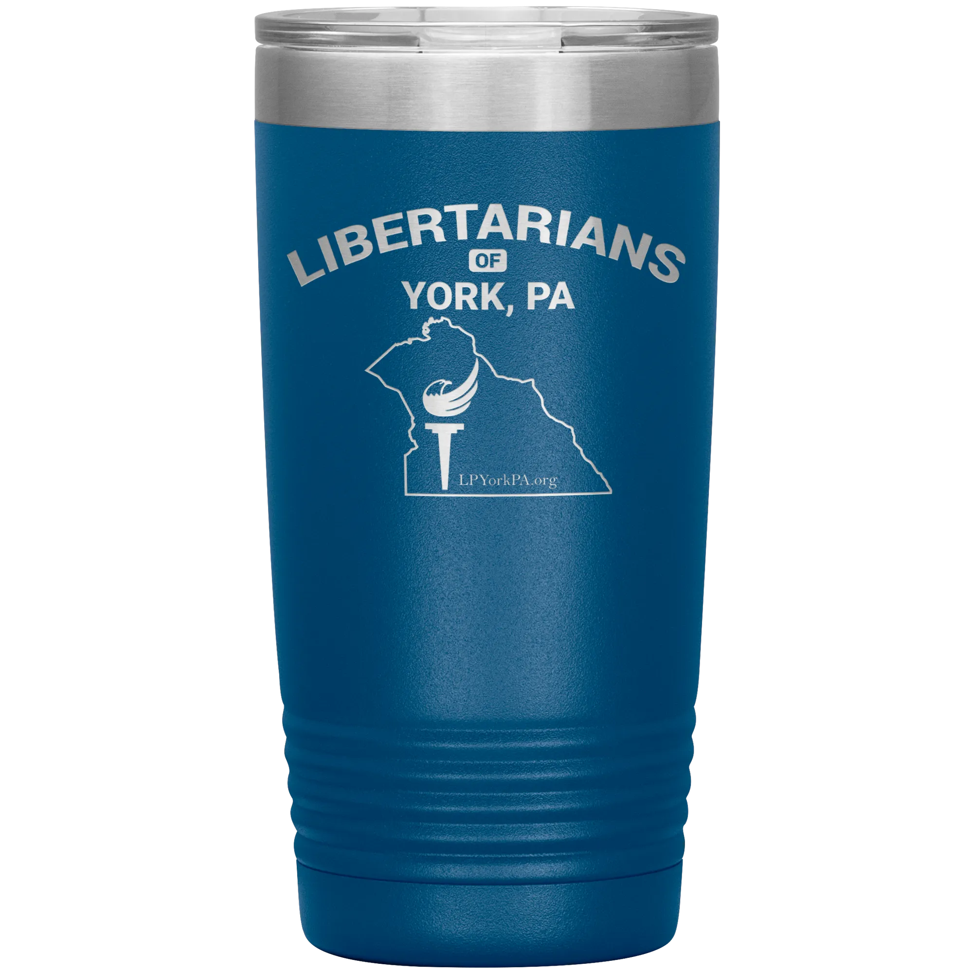 Libertarians of York PA Vaccuum Travel Mug