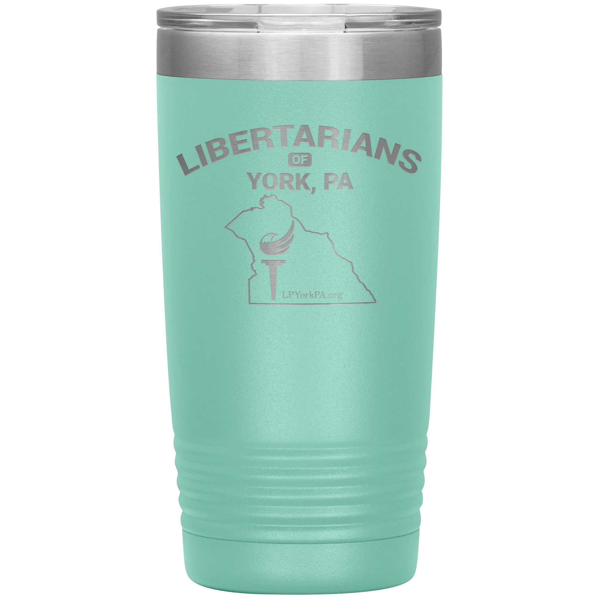 Libertarians of York PA Vaccuum Travel Mug