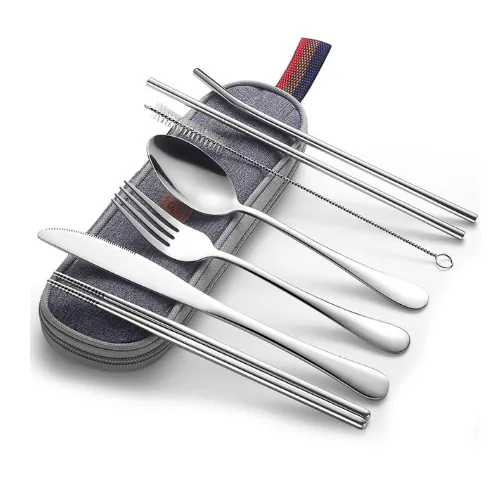 Minimalist stainless steel set