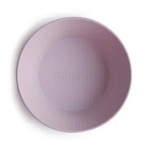 Mushie Dinnerware Round Bowl - Soft Lilac (Set of 2)