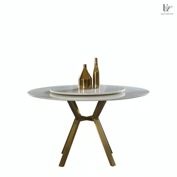 MYRA Contemporary Marble Dining Table